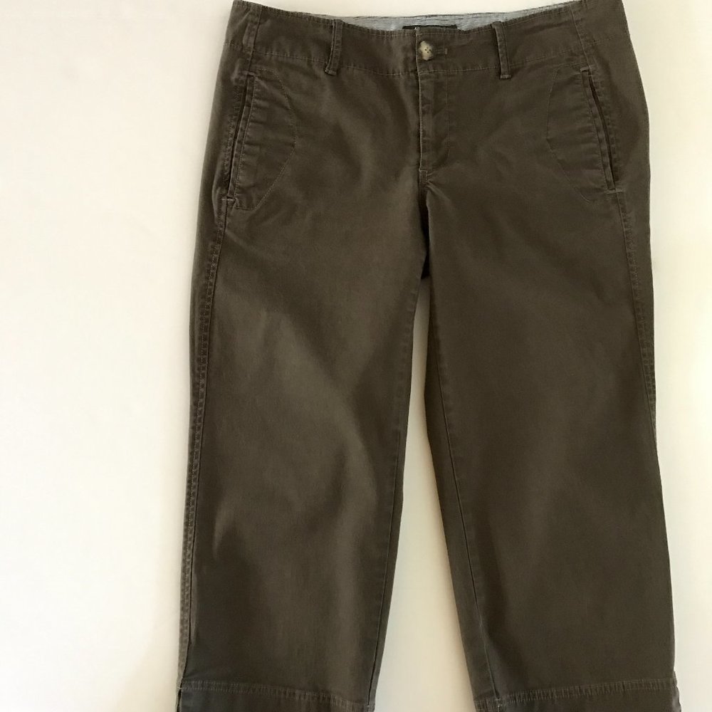 Eddie Bauer Olive Green Capris
